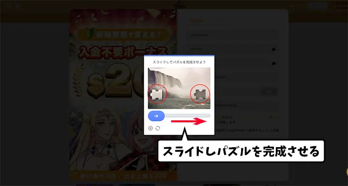ロボット確認